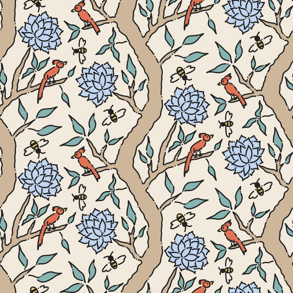Chinoiserie - Birds & Bees Collection